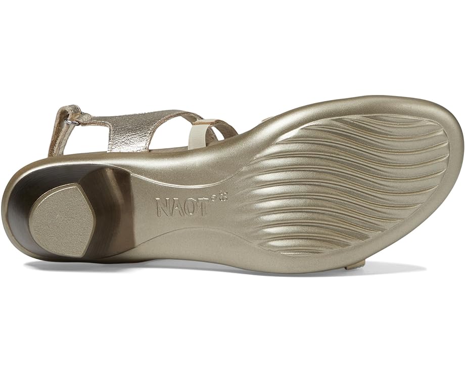 Innovate | Radiant Gold Leather/Gold w/ Gold Rivets - Sandals - Naot