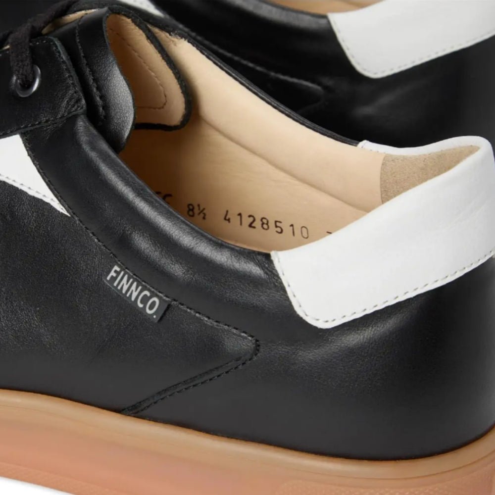 Interlagos | Leather | Black/White - shoe - Finn Comfort