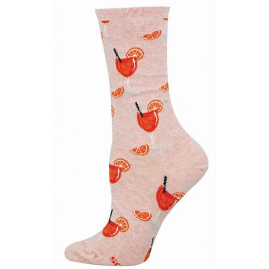 Italian Spritz | Women | Pink Heather - socks - Socksmith