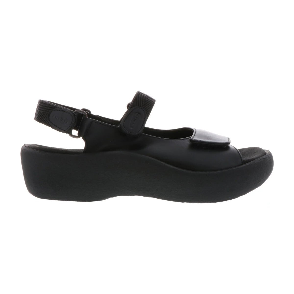 Jewel | Smooth Leather | Black - sandals - Wolky