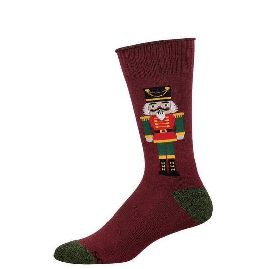 Jolly Good Nutcracker | Men | Red - socks - Socksmith