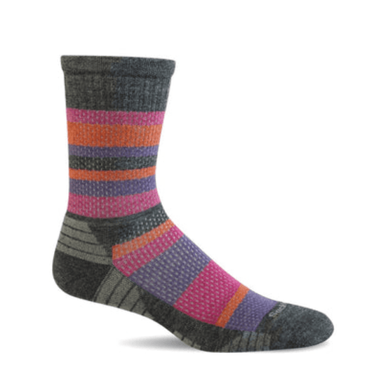 Journey Crew | Compression | Women | Charcoal - socks - Sockwell