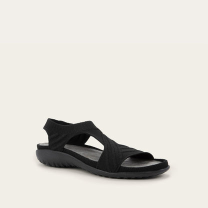 Kawhia | Vegan | Knit | Black - sandals - Naot