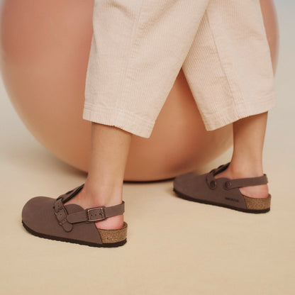 Kay | Kids | Birkibuc | Mocha - clog - Birkenstock