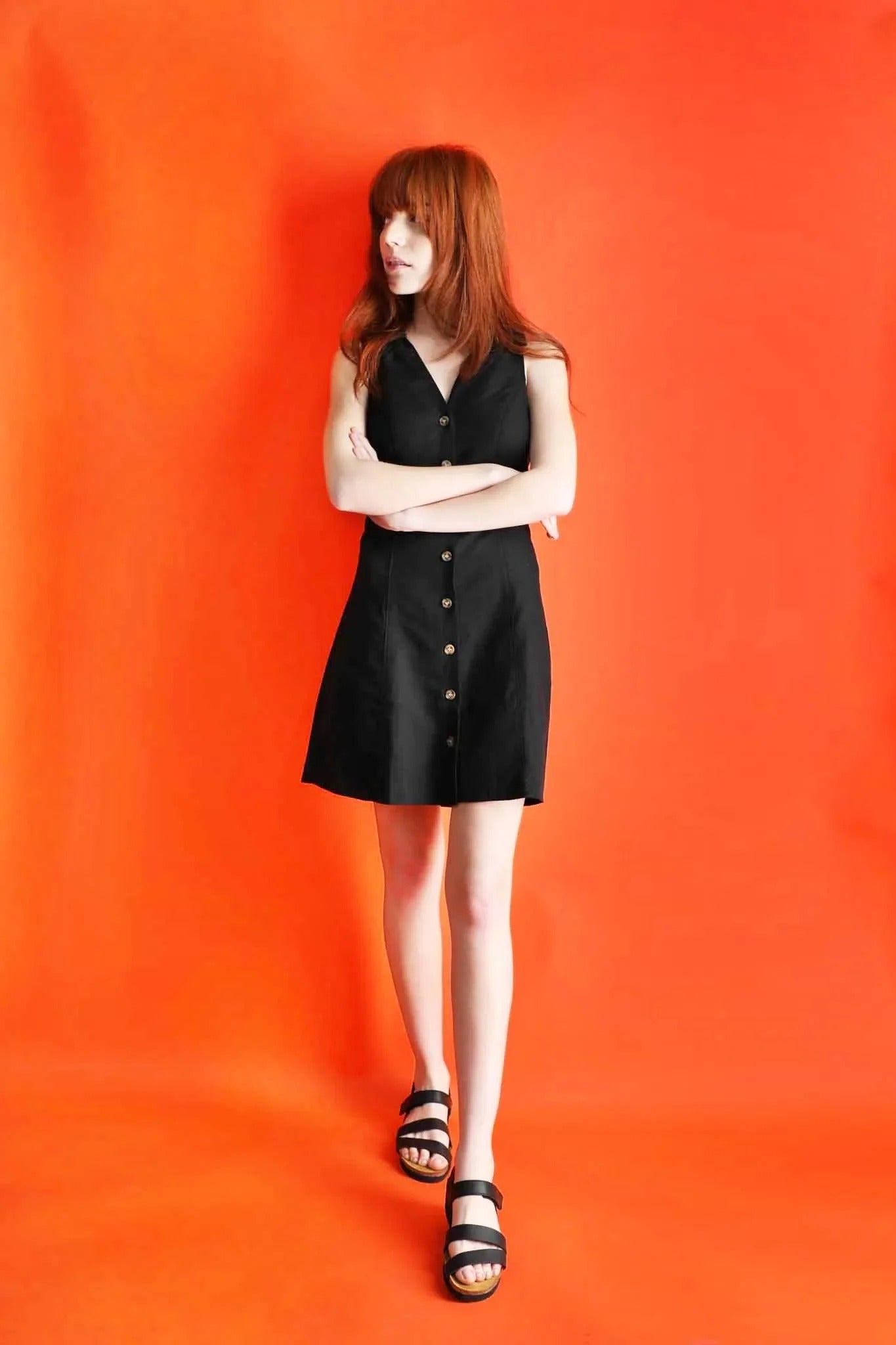 Kayla | Leather | Black Matte - Sandals - Naot