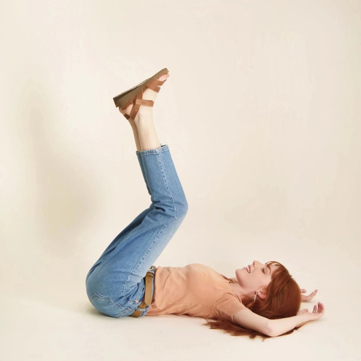 Kayla | Leather | Latte Brown - Wedge - Naot