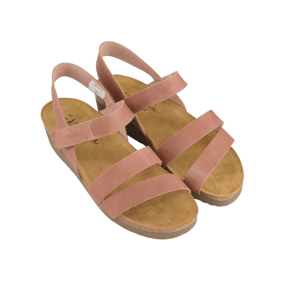 Kayla | Leather | Latte Brown - Wedge - Naot