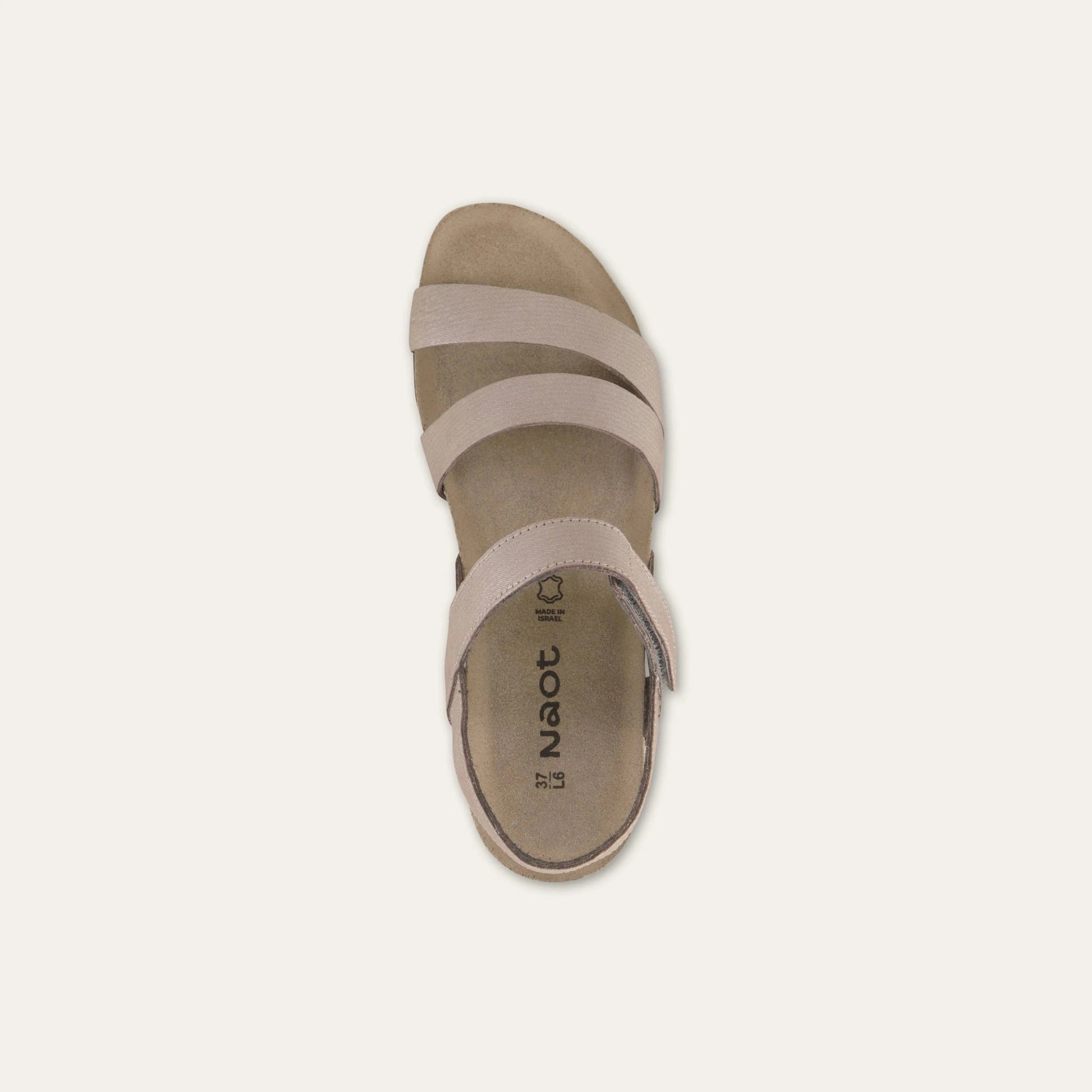 Kayla | Leather | Silver Threads - Sandals - Naot