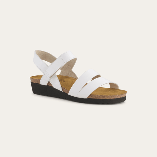 Kayla | Leather | White - Sandals - Naot