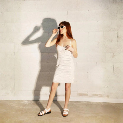 Kayla | Leather | White - Wedge - Naot