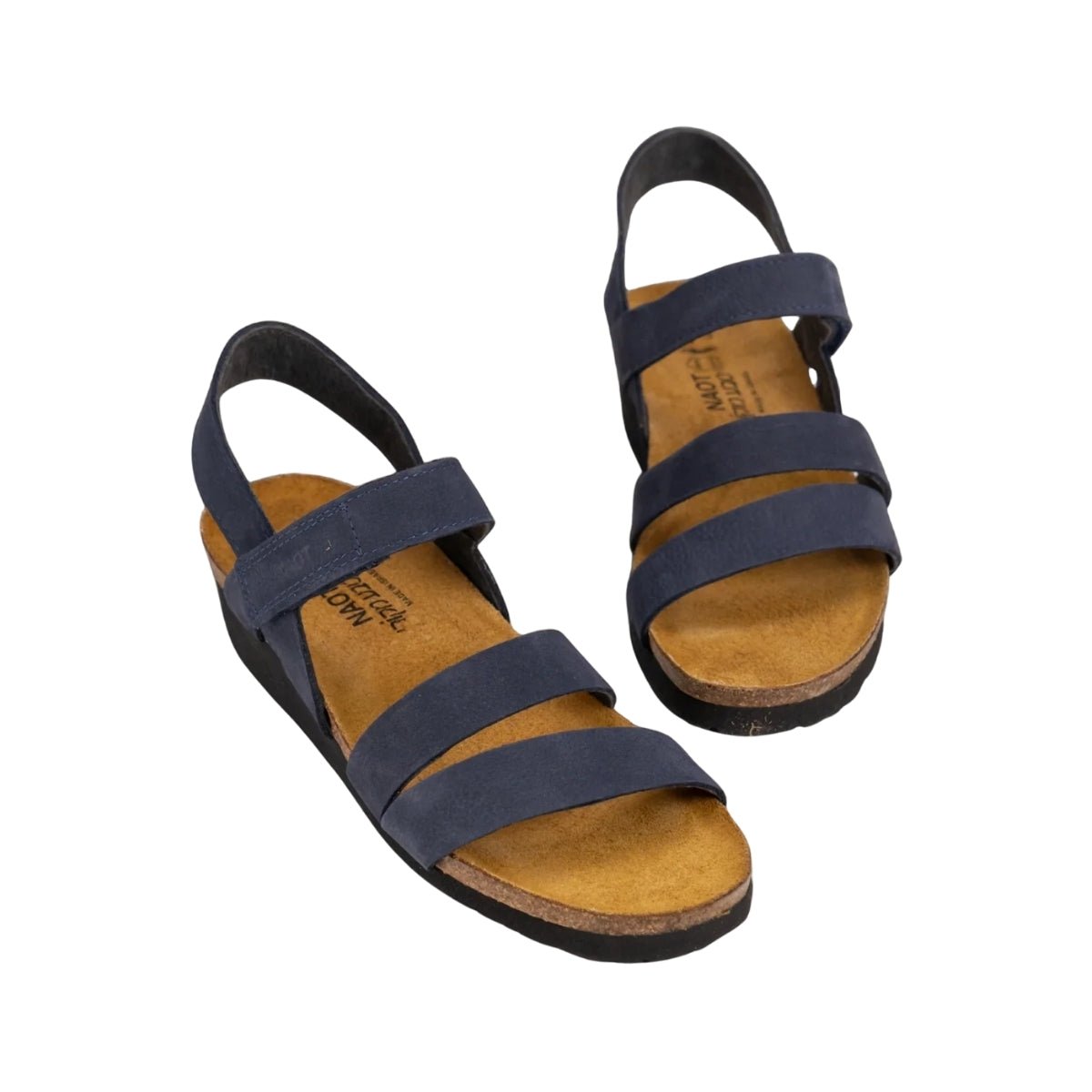Kayla | Nubuck | Navy Velvet - Wedge - Naot