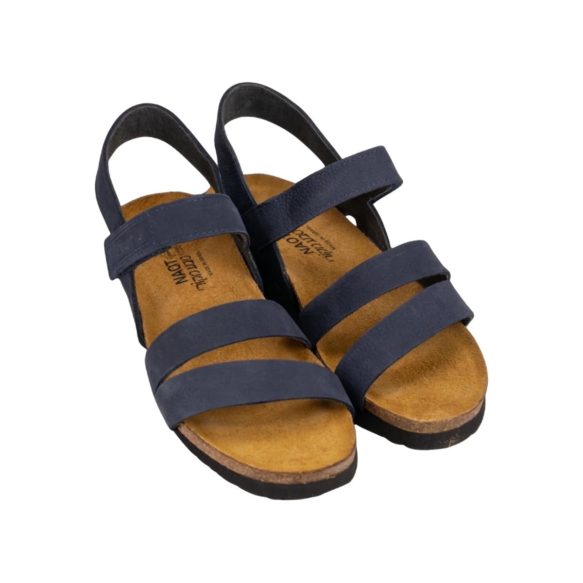 Kayla | Nubuck | Navy Velvet - Wedge - Naot