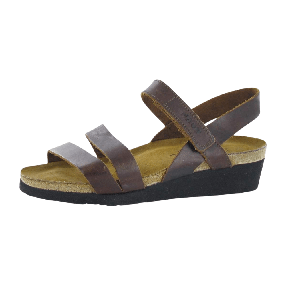 Kayla | Oiled Leather | Buffalo - Sandals - Naot