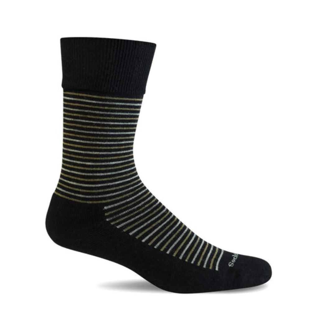 Kickback | Relaxed Fit | Men | Black - Socks - Sockwell