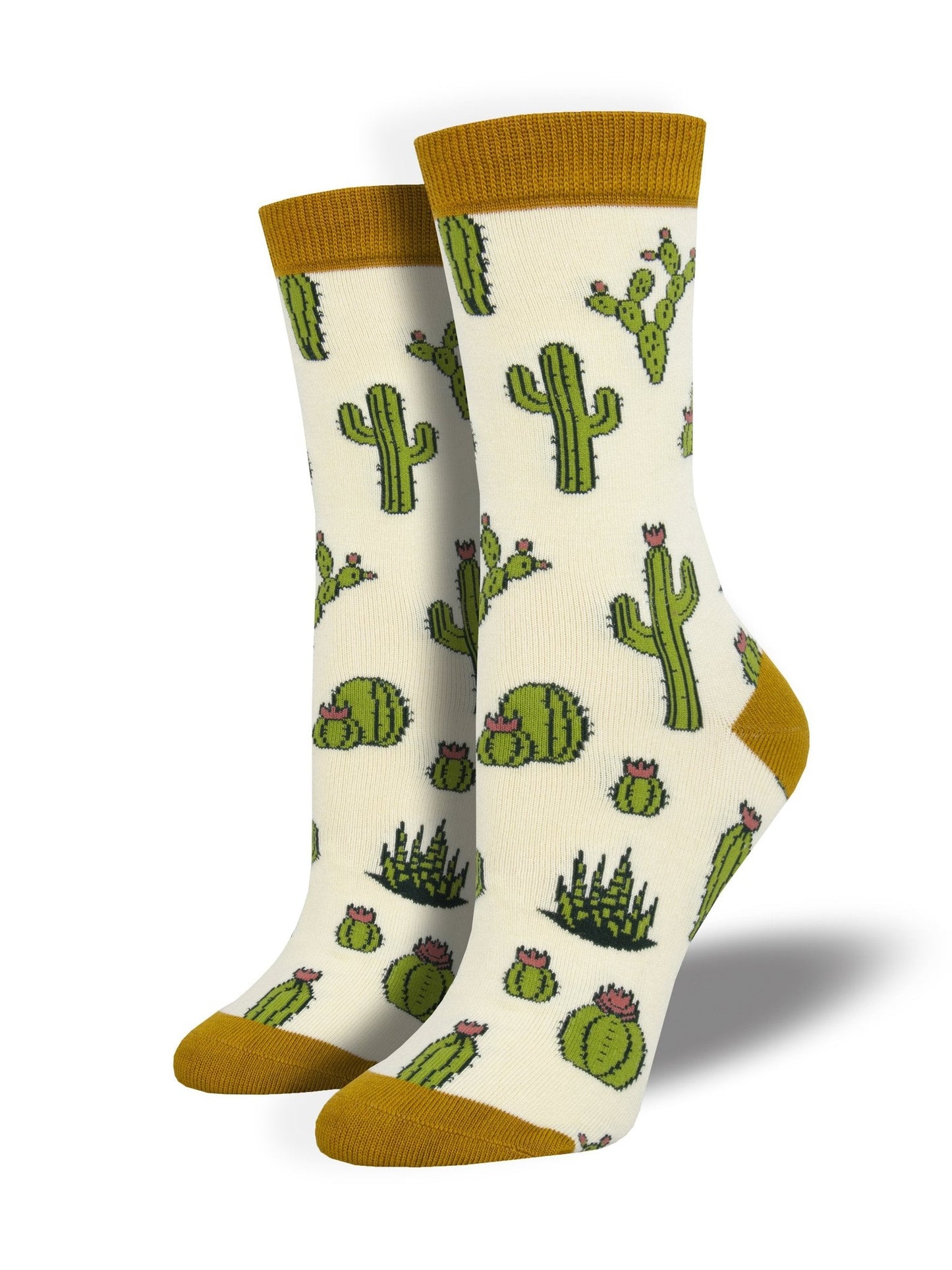 King Cactus | Bamboo | Women | Ivory - Socks - Socksmith