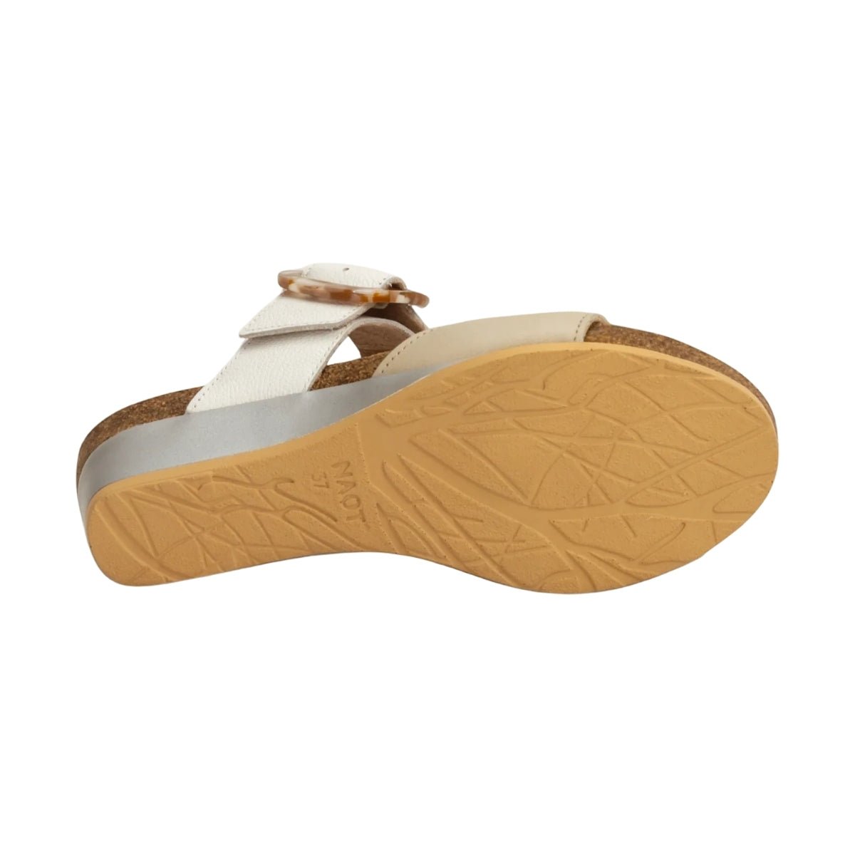 Kingdom | Leather | Soft Ivory/Soft White - Wedge - Naot