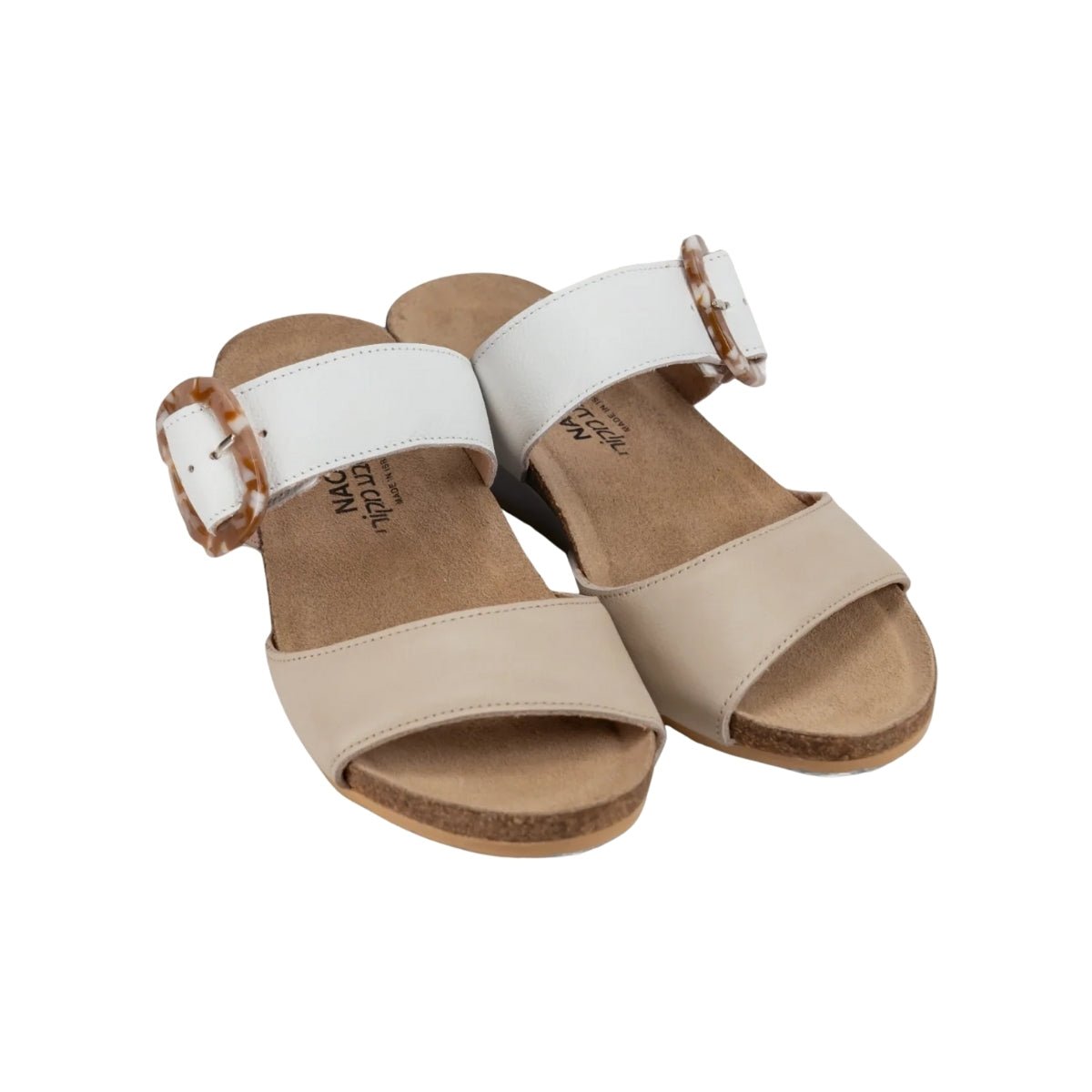 Kingdom | Leather | Soft Ivory/Soft White - Wedge - Naot