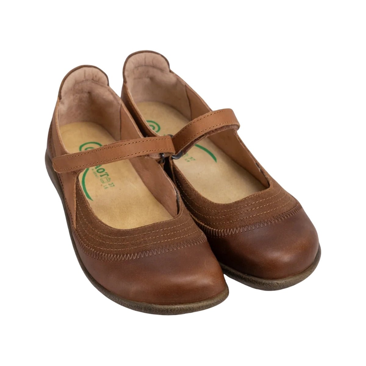 Kirei | Leather | Latte/Saddle Brown - shoe - Naot
