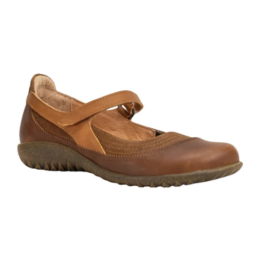 Kirei | Leather | Latte/Saddle Brown - shoe - Naot