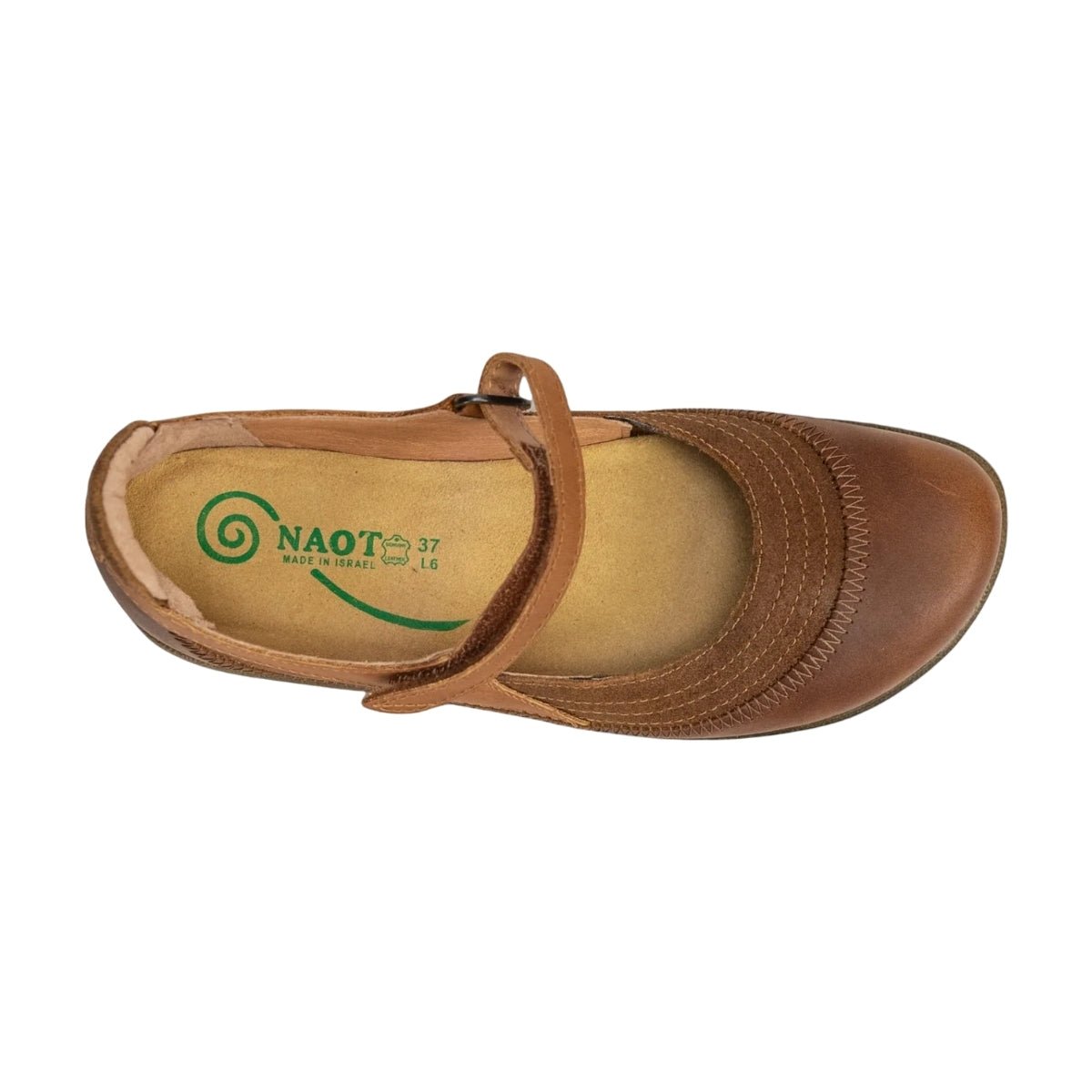 Kirei | Leather | Latte/Saddle Brown - shoe - Naot