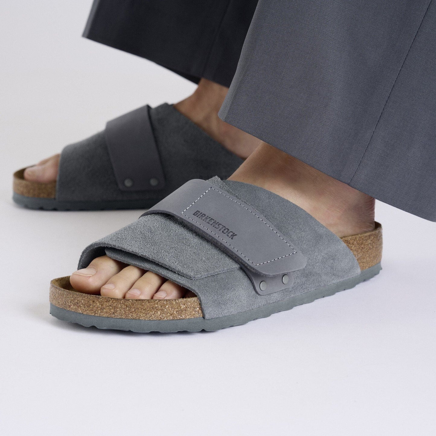 Kyoto | Suede | Basalt Gray - sandals - Birkenstock