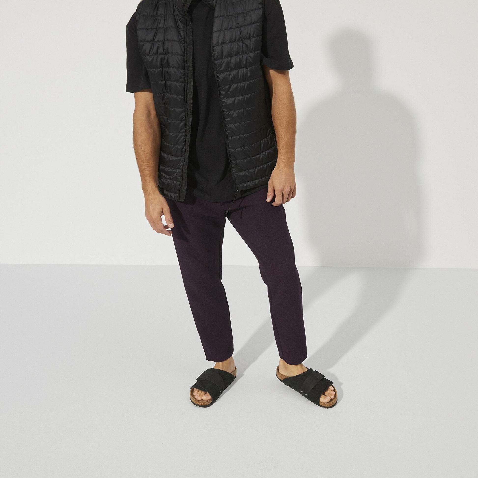 Kyoto | Suede | Black - sandals - Birkenstock