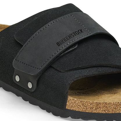Kyoto | Suede | Black - sandals - Birkenstock