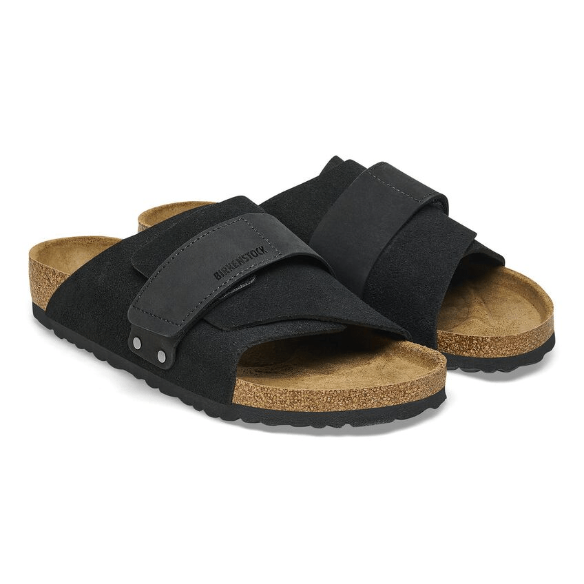 Kyoto | Suede | Black - Sandals - Birkenstock