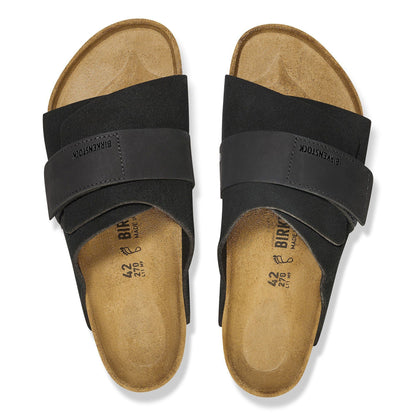 Kyoto | Suede | Black - sandals - Birkenstock