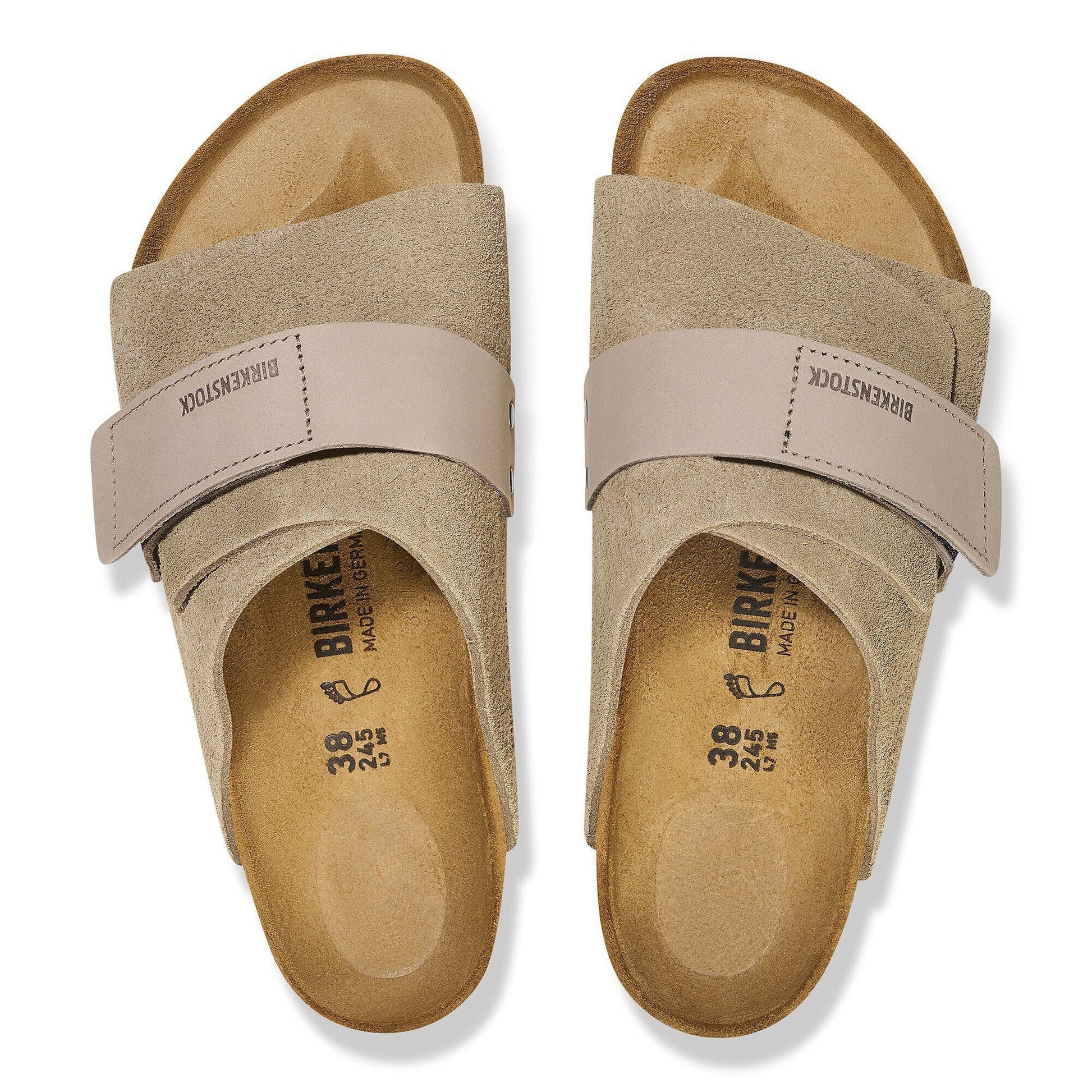 Kyoto | Suede | Taupe - sandals - Birkenstock