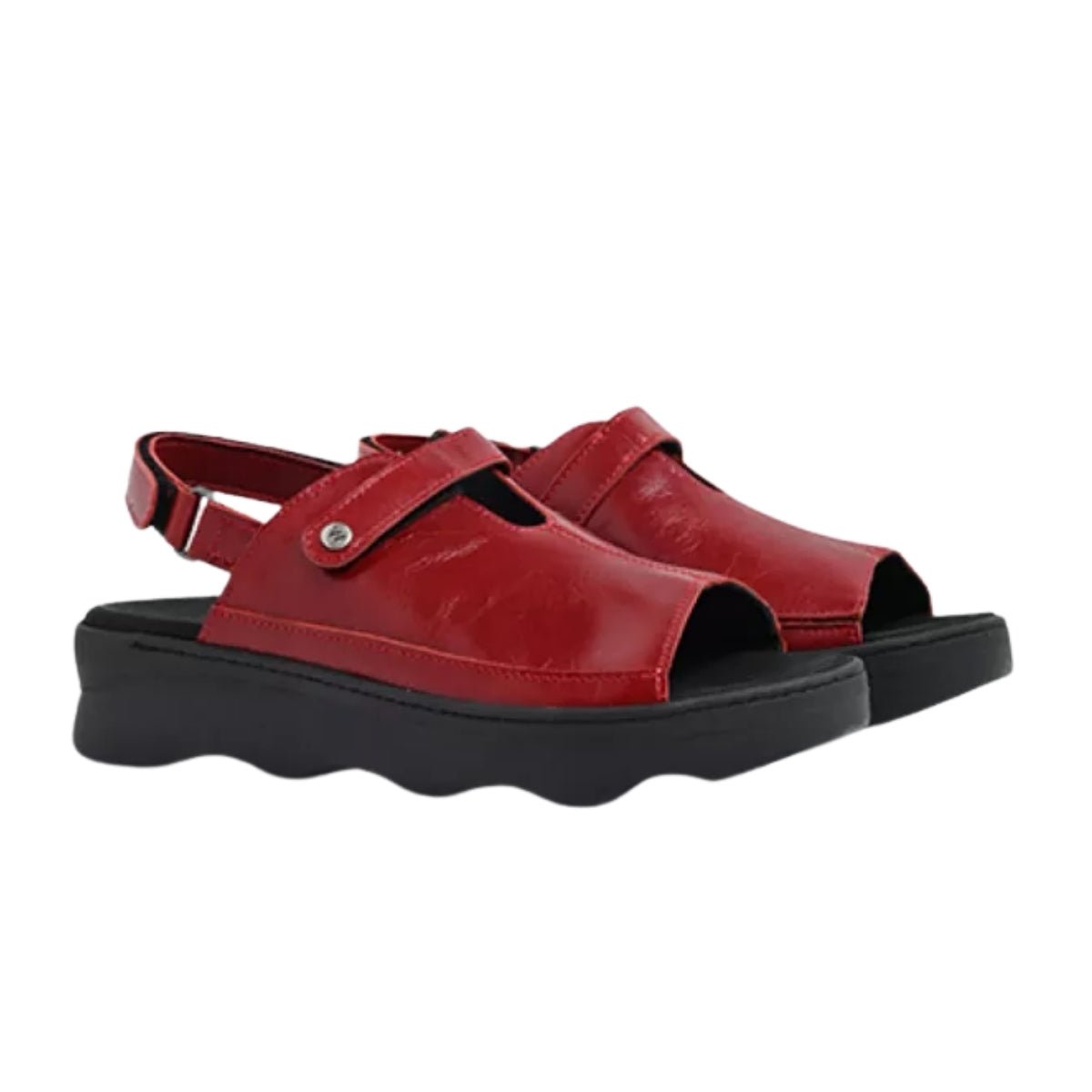 Laprida | Leather | Oxblood - sandals - Wolky