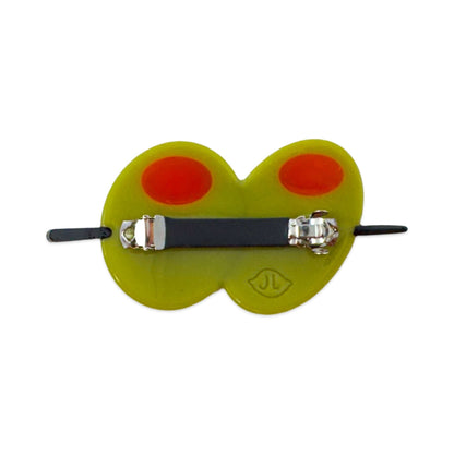 Large Olive French Barrette - HAIR - JENNY LEMONS