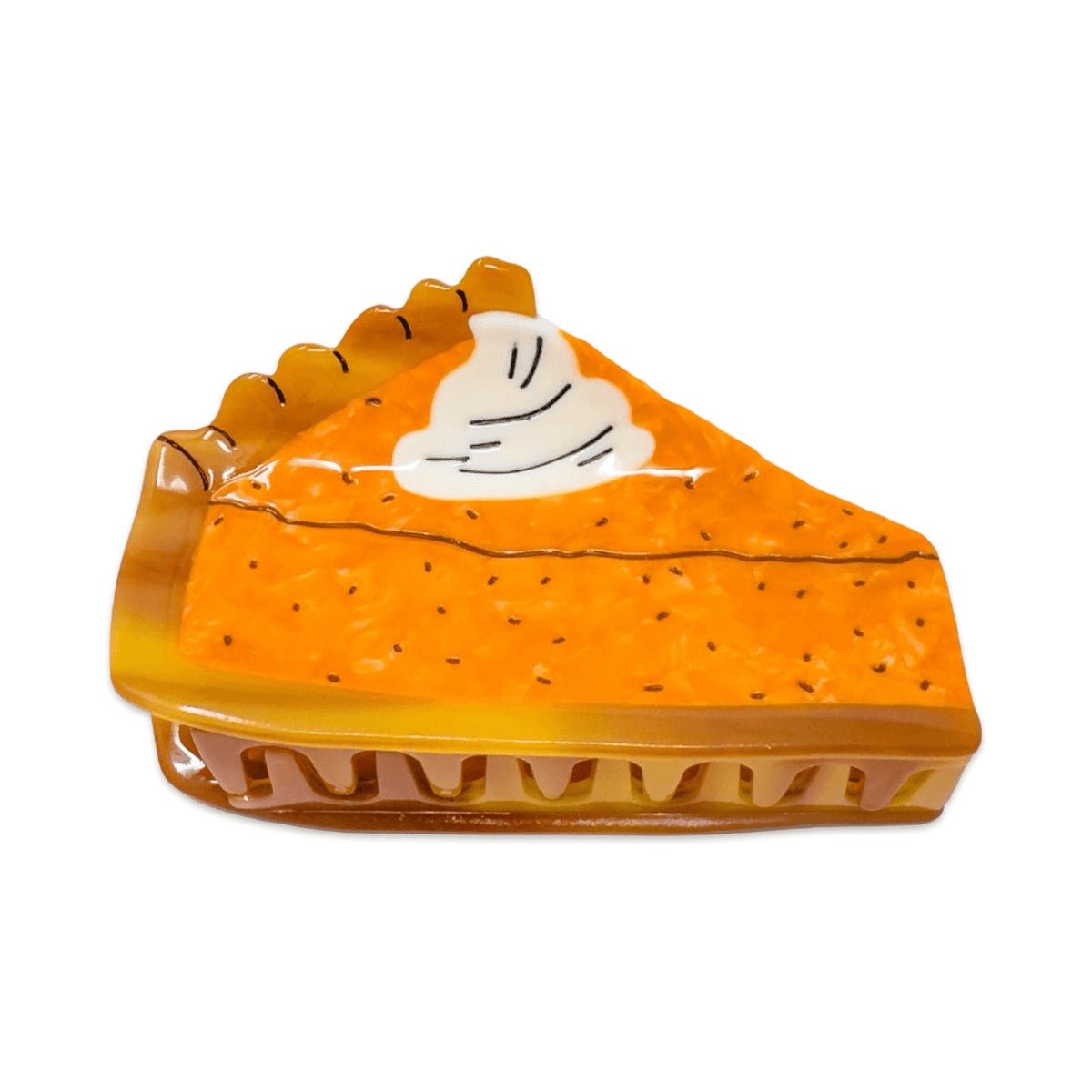 Large Pumpkin Pie Hair Claw Clip - HAIR - JENNY LEMONS