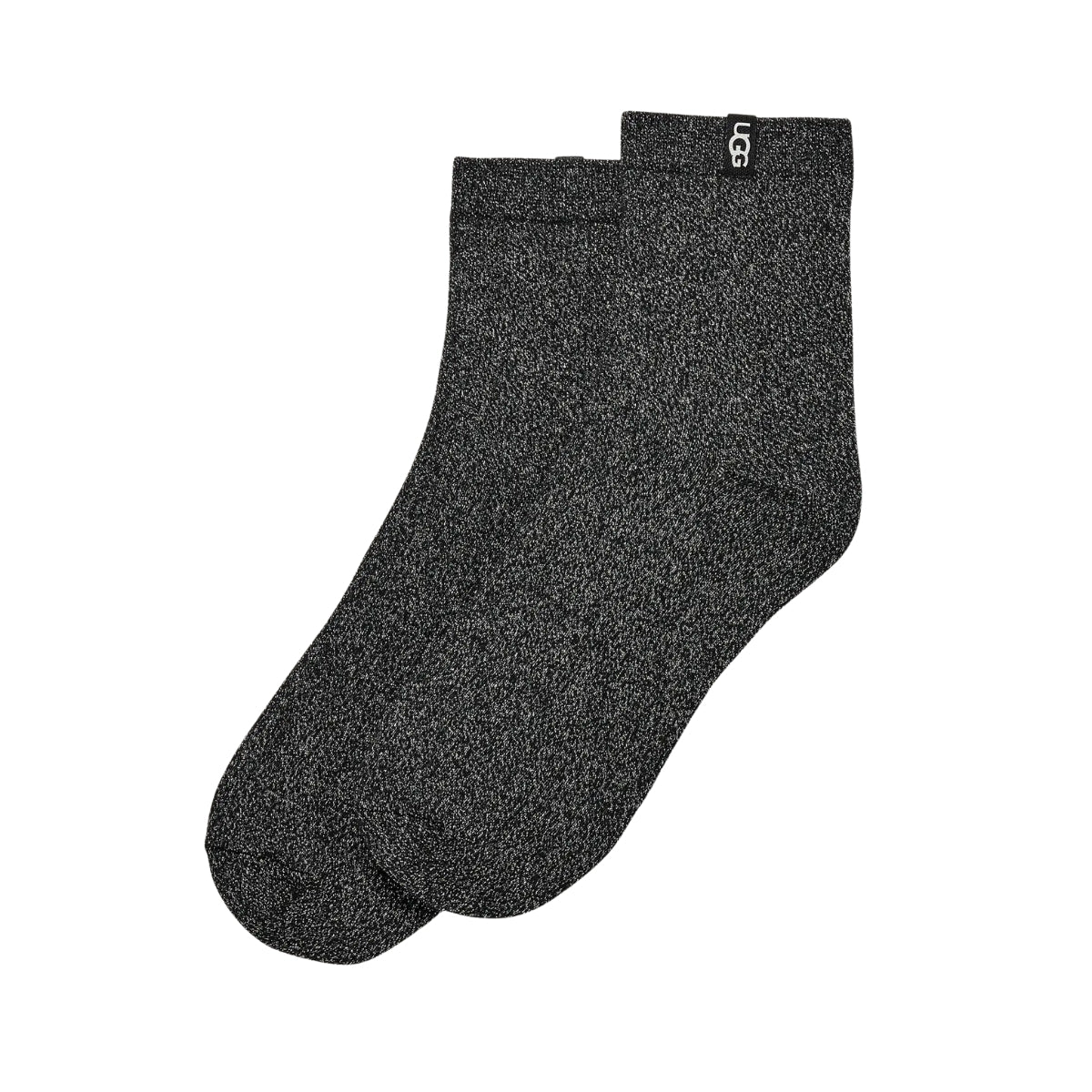 Lavinia Shimmer Quarter Sock | Women | Black - socks - UGG