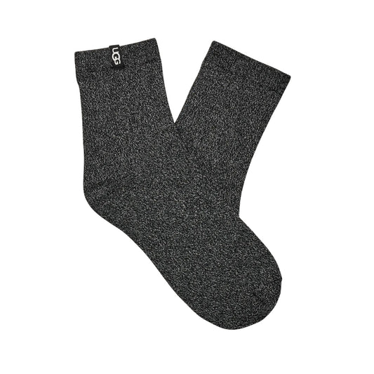 Lavinia Shimmer Quarter Sock | Women | Black - socks - UGG