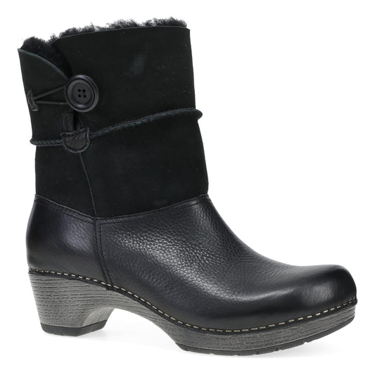 Lillith | Waxy Milled Leather| Black - Boot - Dansko