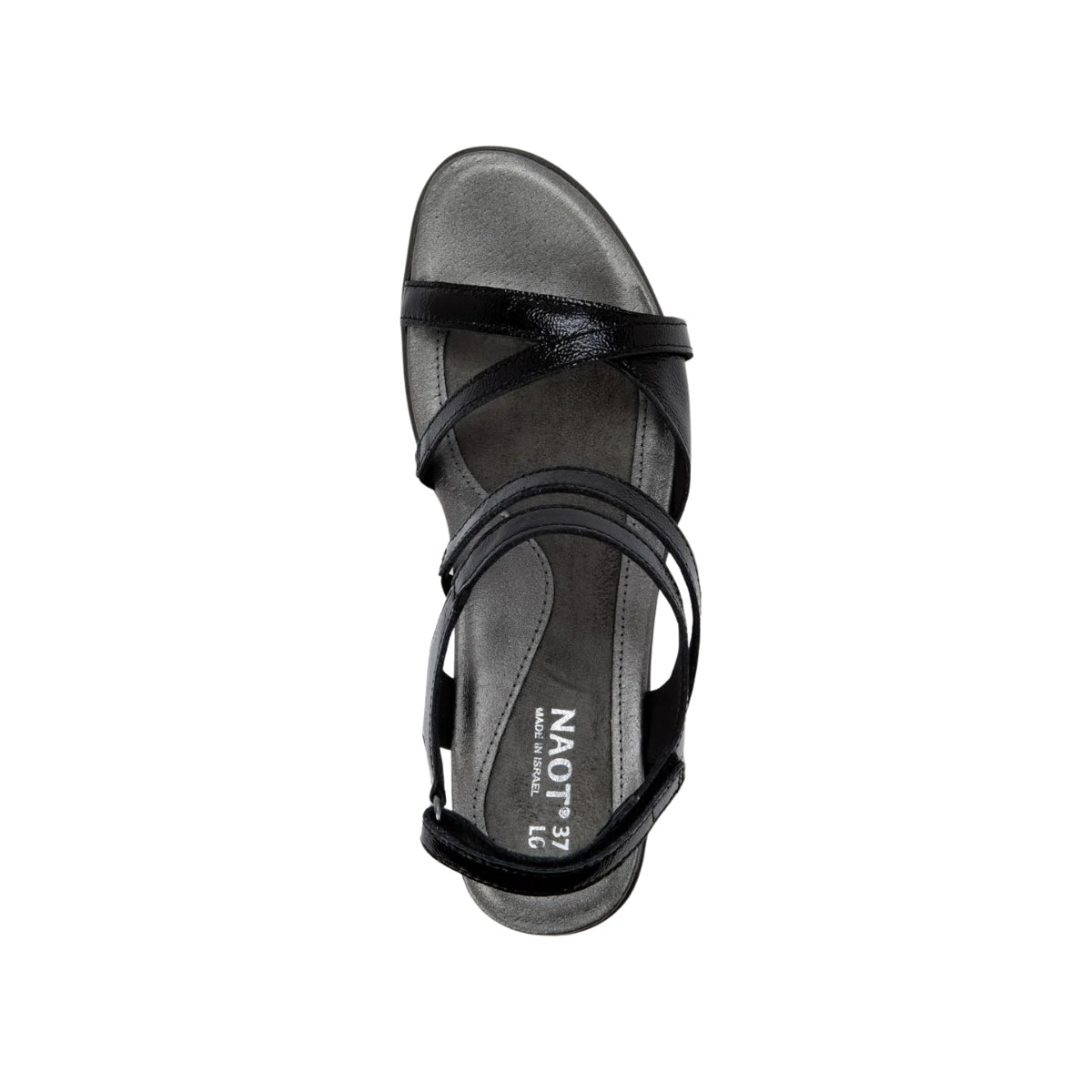 Limit | Patent Leather | Black Crinkle - Pump - Naot