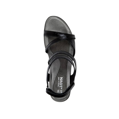 Limit | Patent Leather | Black Crinkle - Pump - Naot