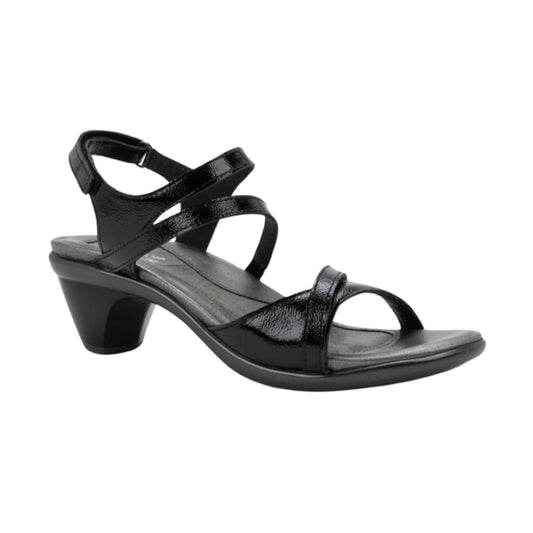 Limit | Patent Leather | Black Crinkle - Pump - Naot