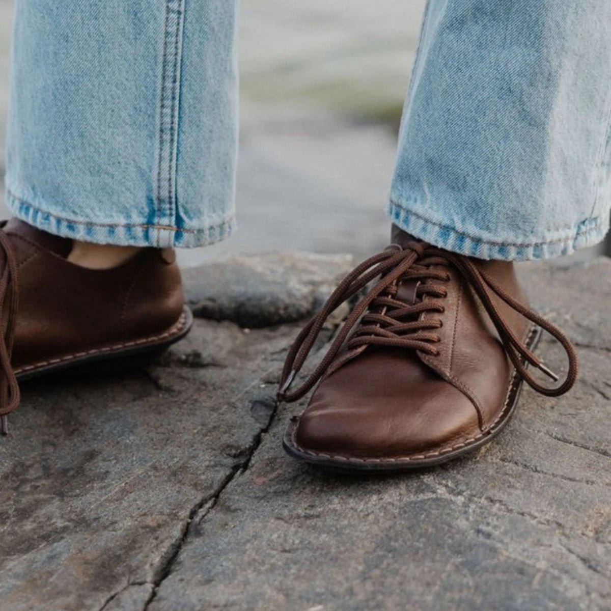 Lisboa | Leather | Cocoa Brown - shoe - VIBAe