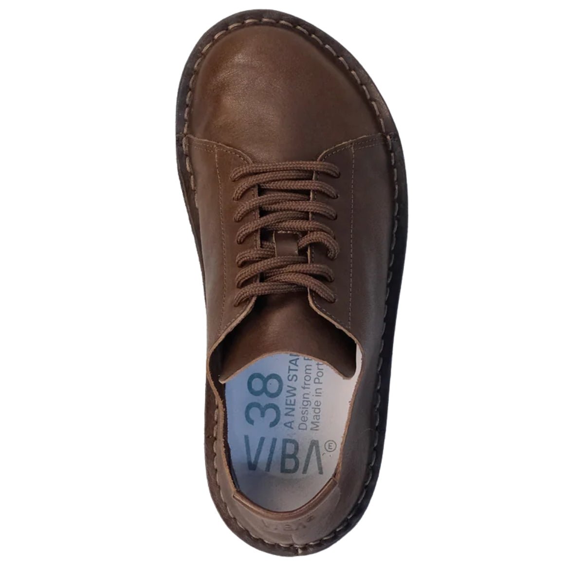 Lisboa | Leather | Cocoa Brown - shoe - VIBAe