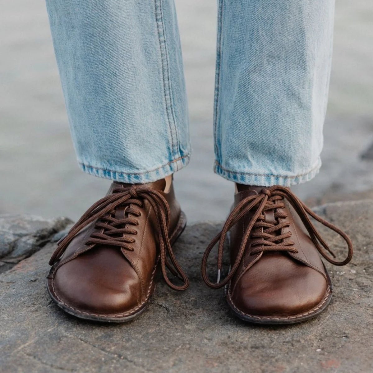 Lisboa | Leather | Cocoa Brown - shoe - VIBAe