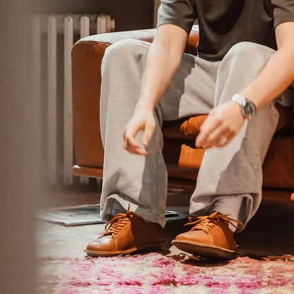 Lisboa | Leather | Cognac Brown - shoe - VIBAe