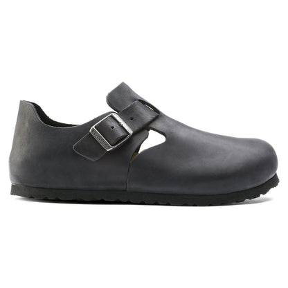 London | Oiled Leather | Black - clog - Birkenstock