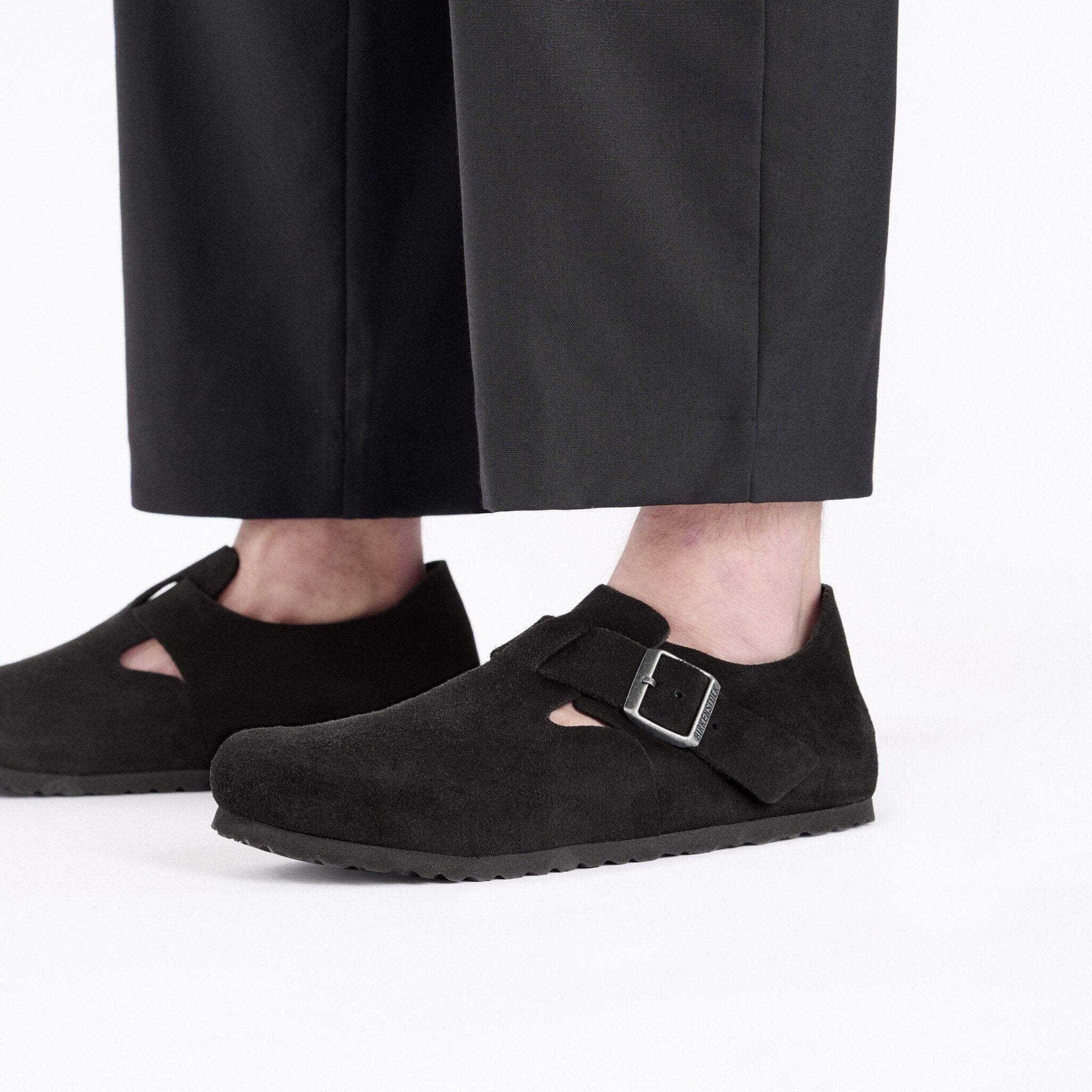London | Suede | Black – Birkenstock Midtown