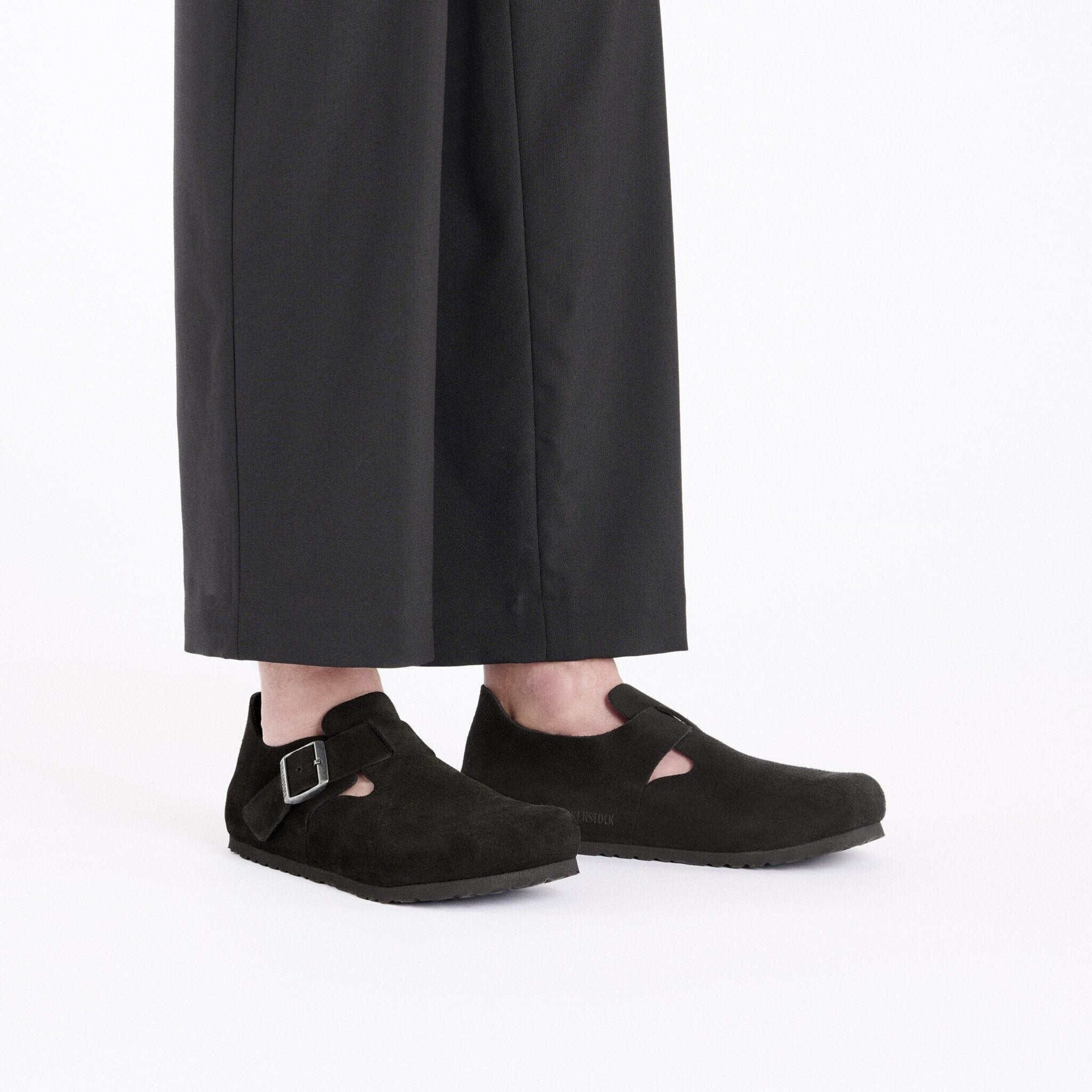 London | Suede | Black – Birkenstock Midtown