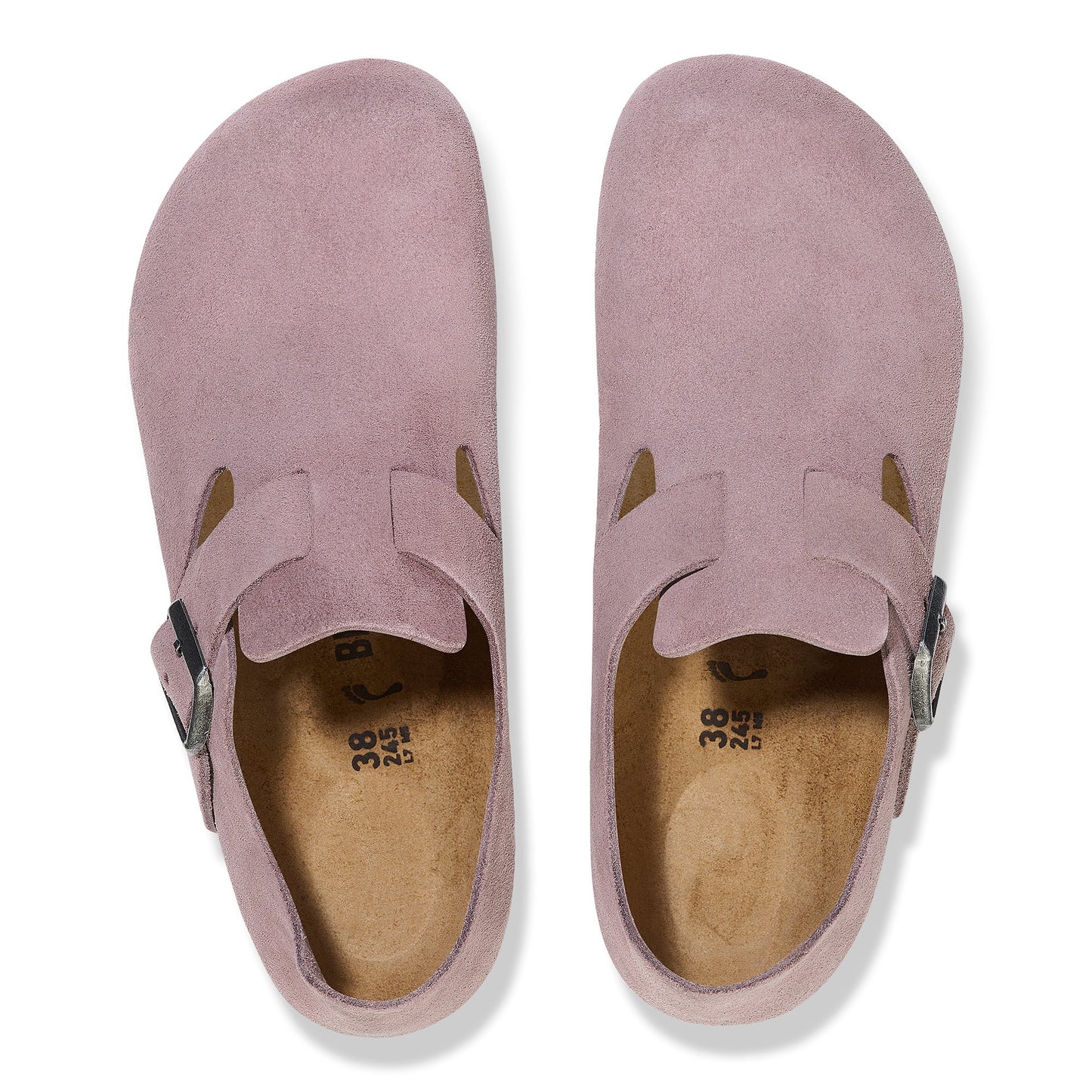 London | Suede | Faded Purple - clog - Birkenstock