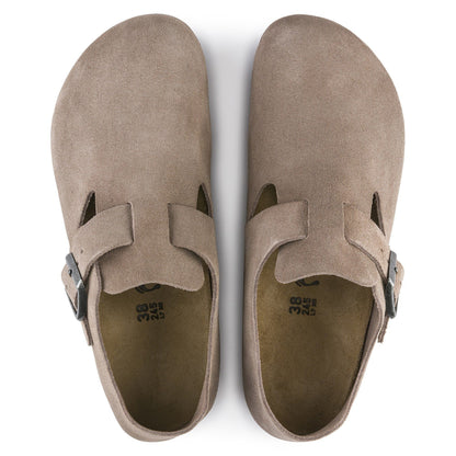 London | Suede | Taupe - clog - Birkenstock
