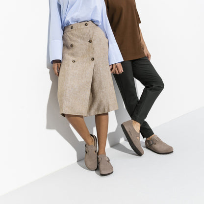 London | Suede | Taupe - clog - Birkenstock