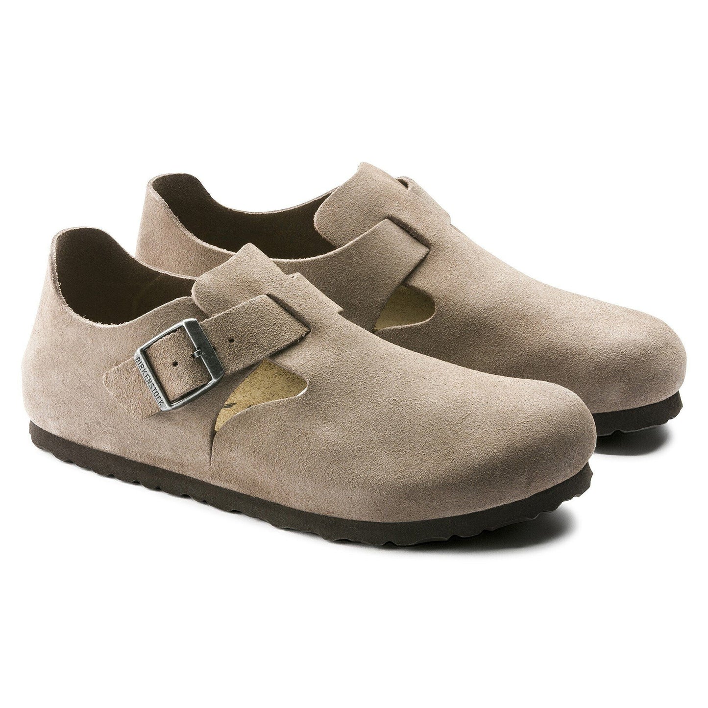 London | Suede | Taupe - clog - Birkenstock